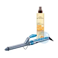 BABYLISS PRO - Combo Rizador Babyliss BABNT100SPE 25mm y Protector Térmico BeNatural