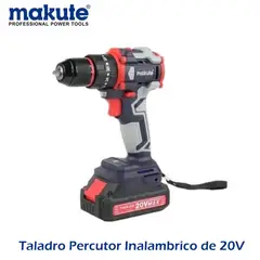 MAKUTE - Taladro Percutor de Inalambrico 10mm - 20 V