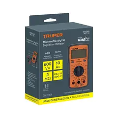 TRUPER - Multímetro Digital Profesional MUT-36 cod 100360