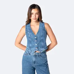 PIONIER - Chaleco Denim Mujer Cecyli C