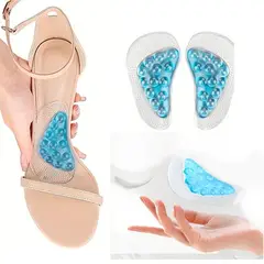 GENERICO - Plantilla almohadilla de gel para arco pie ortopédico