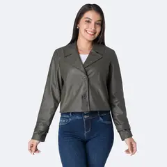 Pionier - Casaca Cuerina Mujer Kesly
