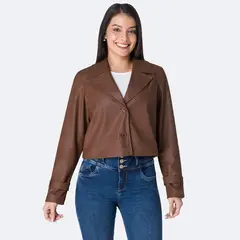 PIONIER - Casaca Cuerina Mujer Kesly