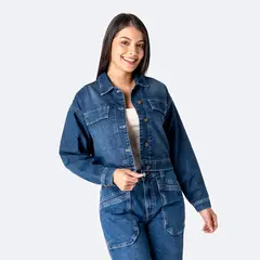 PIONIER - Casaca Denim Mujer Mirandah