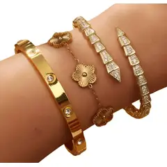 NO LOGO - Set De Pulseras Tendencia Diseños Exclusivos