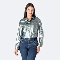 PIONIER - Casaca Cuerina Mujer Kytzyh