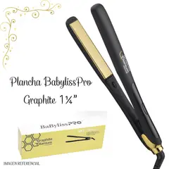 BABYLISS PRO - Plancha Graphite Titanium Iónica 32 mm 1 1/4 - BGT183PE