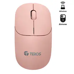 TEROS - Mouse TE1218 Wireless Pink Rosa