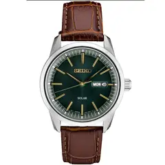 SEIKO - Reloj Solar Essentials Coleccion Clasico Japones SNE529