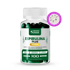 GENERICO - ESPIRULINA PLUS 500MG DERMO SUMAK + REGALO PASTILLERO