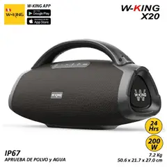 TRIBIT - ALTAVOZ BLUETOOTH STORMBOX BLAST 2 PORTÁTIL DE 200 W NEGRO