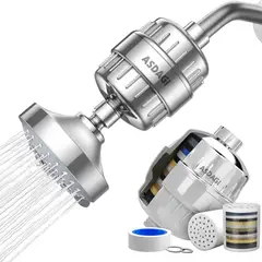 ASDAGI - Filtro Ducha Plateado