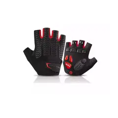 ROCKBROS - Guantes Mitón Gel Ciclismo S169b Rojo Talla XL