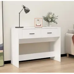 STARHOME - Arrimo Recibidor Consola Cubik Blanco 110 cm