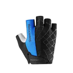 ROCKBROS - Guantes Mitón Spider Ciclismo S109 Azul Talla L