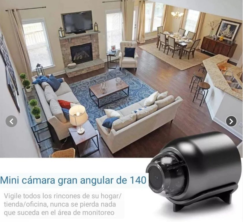MINI CAMARA ESPIA WIFI VISION NOCTURNA INALAMBRICA