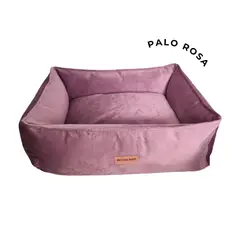 GENERICO - Cama Abrigadora Reversible de Felpa para Mascotas M PaloRosa