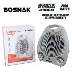 GENERICO - Termoventilador Portátil BK511 2 niveles blanco