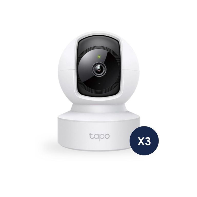 Kit de 3 Cámara de seguridad para interiores Tapo C202 Full HD - Tp-Link