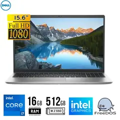 DELL - LAPTOP Inspiron 15 3000 3520 15.6" FHD Intel Core i7 1255U 16GB 512GB SSD FREEDOS
