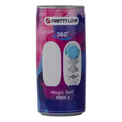 PRETTY LOVE - Masturbador Hombre Texturizado Magic Esfera Estimulante Flexible Suave