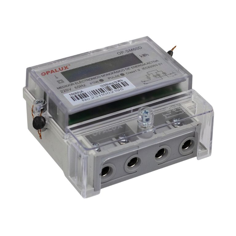 Medidor de Energia Monofasico Digital OP‑SM60D