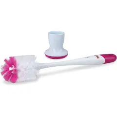 NUBY - Escobilla Para Biberon con base Rosada