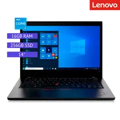 LENOVO - Laptop Reacondicionada Thinkpad L14 -Core i5 10ma - 16GB RAM - 256GB SSD - Negro
