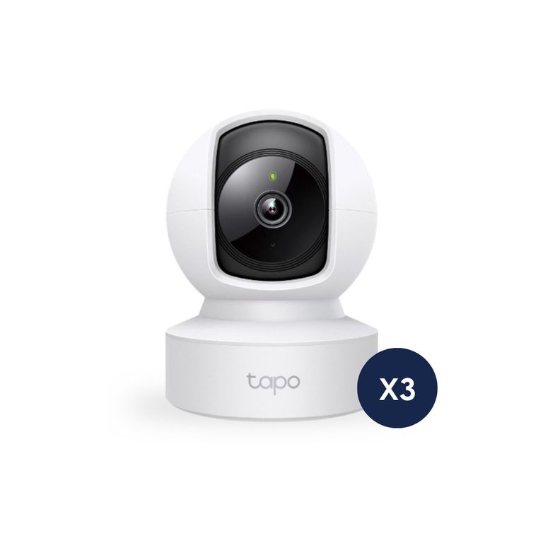 Kit de 3 Cámara de seguridad Tapo C212 2K WIFI y RJ45 para interiores - Tp-Link