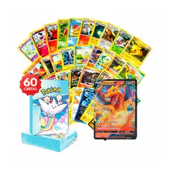POKEMON - Lote 60 Cartas Al Azar TCG
