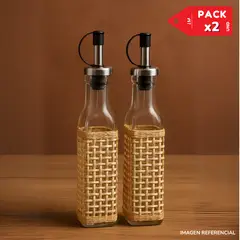 INSPIRA - Pack x2 Dispensador de Aceite Vinagre y Especias