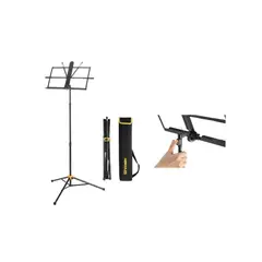 HERCULES - BS118BB ATRIL DE PARTITURA CON FUNDA