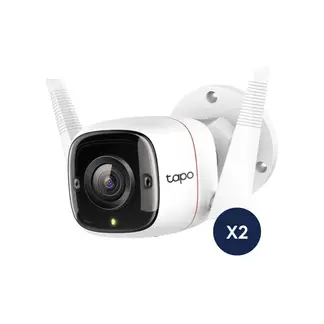 TP LINK - Kit de 2 Cámara de seguridad TP-Link Tapo C310 2K para exteriores con resolución
