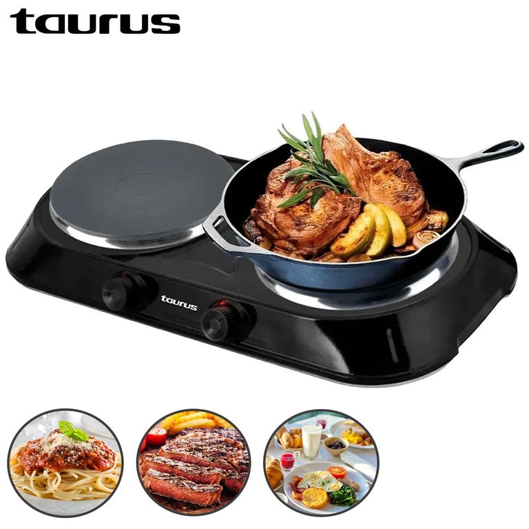 Cocina Electrica de 2 Hornillas Fenix Duo