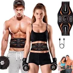 GENERICO - Cinturón es recargable abs tonificador abdomen