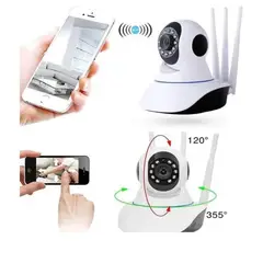 ITELSISTEM - Camara Ip Robotica 360 wifi 3 antenas alta potencia ca