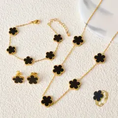 GENERICO - Conjunto de “Trébol de la suerte y elegancia”