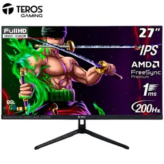 TEROS GAMING - Monitor Gaming Teros TE-2786G 27 FHD IPS 200Hz, 1MS FreeSync Premium