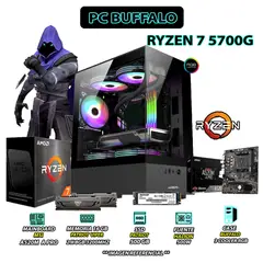 AMD - Computadora PC Ryzen 7 5700G RAM 16GB SSD 500GB CON GRAFICOS RADEON