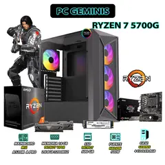 AMD - Computadora PC Ryzen 7 5700G RAM 16GB SSD 500GB CON GRAFICOS RADEON
