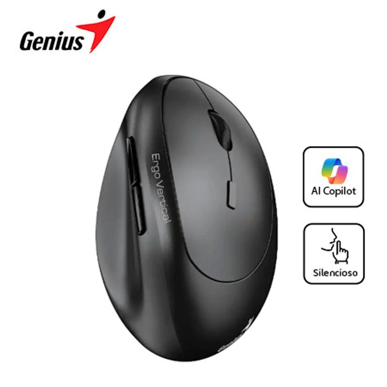 Mouse Ergo 8350s Ai Copilot Dual Vertical-Negro