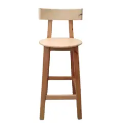 START FG - Silla Banco Alta de Madera Pino Natural 95cm Diseño Elegante