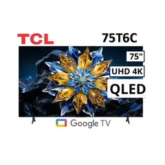 TCL - Televisor QLED 75 UHD 4K Smart TV 75T6C