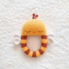 BE CRAFTY - Maxi Sonaja Abeja Dulce Vuelo Tejido Algodón Hipoalergénico