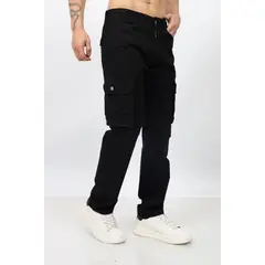 QH - Pantalón Cargo Hombre Tela Paper Touch