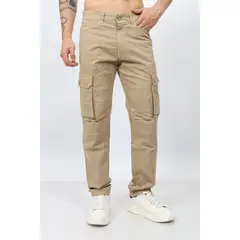 QH - Pantalón Cargo Hombre Tela Paper Touch