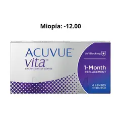 GENERICO - Lentes de Contacto Acuvue Vita Mensual Pack x6 Medida -1200