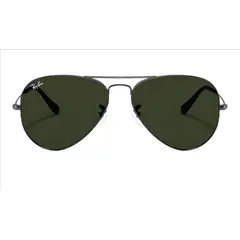 RAY BAN - Lentes de Sol RB3025 Aviator Plateado Mate Verde