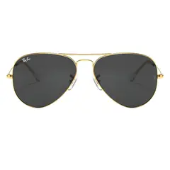 RAY BAN - Lentes de Sol RB3025 Aviator Dorado Negro