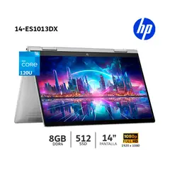 HP - Laptop Envy x360 14-ES1013DX Core i5 120U/ 8Gb Ram/ 512Gb SSD/ 14" FHD Táctil/ W11-9R8R2UA